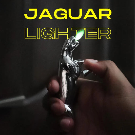 Jaguar Lighter Premium Jet Flame, Refillable & Windproof
