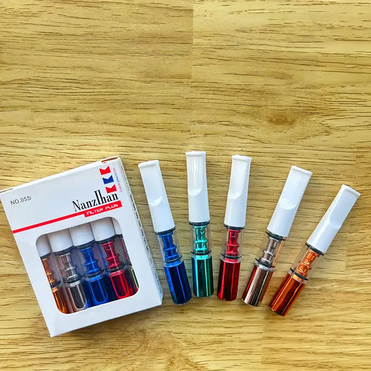 5pcs Reusable Portable Smoking Filters – Multi-Size Tar Reducer for Cigarettes & Pipes